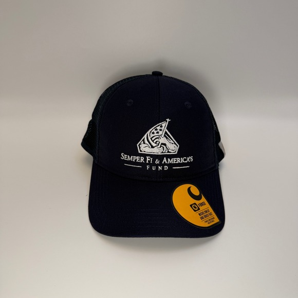 Carhartt‎ Semper Fi America's Fund Hat Trucker Cap Adjustable Brand New - Picture 1 of 5